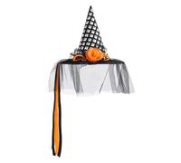 Wide Brim Pointed Adult Witch Hat, Halloween Witch Hat, Dress Up Party Supplies Headwear Caps Costume For Adult Kids Outdoor Yard Bar Indoor Home
