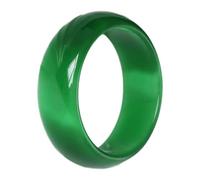 Wide Green Jade Bangle Bracelet for Women, Natural Cat's Eye Stone, Wide Lucky Bwide Green Jade Bangle Bracelet for Women, Natural Cat's Eye Stone, Wide Lucky Bracelet,Vert_54-56 Mm