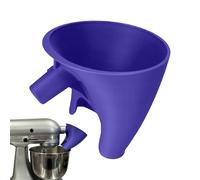 Wide Mouth Mixer Funnel, Leak-Proof Kitchen Accessory for 222mm Stand Mixer Bowls, Food Grade Funnel for Egg Liquid Transfer Baking Cooking Prep Tasks, 3.94x4.72x5.51 Inches