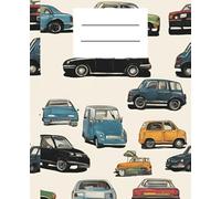 Wide Ruled Comp Book Classic Car Aesthetic, Diary, Writing Journal Notebook with Lined Paper, Home School Supplies: For K-12, Elementary, Middle, High ... • One Subject • 110 Pages (7.5 x 9.25 inches)