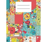 Wide Ruled Composition Book Flower Aesthetic, Diary, Writing Journal Notebook with Lined Paper, Home School Supplies: For K-12, Elementary, Middle, ... • One Subject • 110 Pages (7.5 x 9.25 inches)