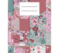 Wide Ruled Composition Book Flower Aesthetic, Diary, Writing Journal Notebook with Lined Paper, Home School Supplies: For K-12, Elementary, Middle, ... • One Subject • 110 Pages (7.5 x 9.25 inches)