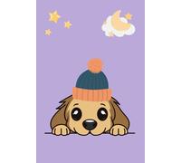 Wide Ruled Cute Puppy Notebook: 'Dream Big, Little One': 6x9 Lined Journal for Kids, 122 Wide Ruled Pages, Pastel Purple Dog Cover, School Composition Book, Creative Writing Diary for Boys and Girls