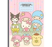 Wide-Ruled Notebook | Bread Basket Bunny Friends Edition | 8.5 x 11 in | 108 Pages: Cute | Soft Pink Pastel Cover | Kawaii Style | Journaling & ... | Ideal for Girls, Teens & Gift Giving