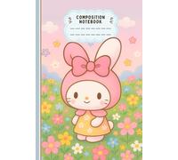 Wide-Ruled Pastel Bunny Bloom | Enchanted Meadow Series | 6x9 | Finn Wilder: Creative Writing Book | 108 Pages | Indexed + Numbered | Kids & Teens | Kawaii Gift | Cute Aesthetic | Everyday Notes