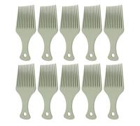 Wide Tooth Comb 10Pcs | Compact & Portable Hair Styling Brush for Dyeing/Travel/Salon | Ergonomic Handle Design, Gentle on Hair & Scalp