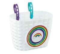 Widek Bambina HW2060RB Bambini Rainbow Cestino Bicicletta Bianco, Taglia Unica