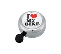Widek - Campanello I Love My Bike, Colore: Argento