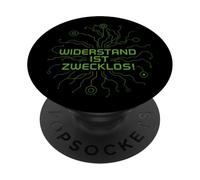 Widerstand ist zwecklos PopSockets PopGrip Adesivo