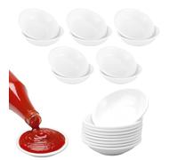WideSmart 20 pezzi rotondi ciotole per salsa, ciotole per tapas e salse multiuso piatto per salsa di soia piattino ciotola mini ammollo ciotole mini piattino per salsa ketchup snack e antipasti