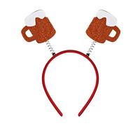 Widget Birra Fascia Trucco Cerchio per Capelli Regali Puntelli Foto Stivali da birra Barba Saussage Fascia Oktoberfest Hairband Cerchi per capelli per ragazze