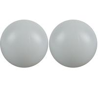 Widmann 00015 - Sfera di Cristallo Luminosa Cambia Colore, Taglia Unica (Confezione da 2)