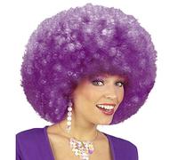 WIDMANN 06829 Parrucca Jimmi, con Ricci Fitti Viola Lila Taglia Unica