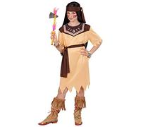 W WIDMANN MILANO Party Fashion- Widmann Costume da Indiana per Bambini, Multicolore, 116, 07205