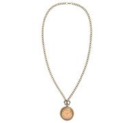 W WIDMANN MILANO Party Fashion Widmann 10026 - Orologio Meccanico da Taschino con Collana, Oro, Stile Steampunk, Accessorio per Feste a Tema, Carnevale