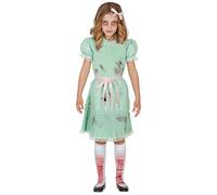 WIDMANN MILANO PARTY FASHION - Costume bambino bambola assassina, vestito, psicopatico, ragazza horror, Halloween