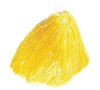 WIDMANN 1054G - Pom Pom Tinta Unita Adulto Unisex, Cheerleader, Majorette, Tifosi, Spagnoli, Tedeschi, Americani, Ballerini, College, Carnevale, Colore Giallo