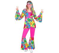 widmann 20093 Costume THE 60s FASHION - flower power L
