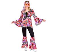 widmann 21833 Costume THE 70s GROOVY STYLE - pink tiny bubbles L