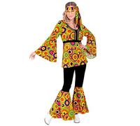 widmann 21912 Costume THE 70s GROOVY STYLE - yellow circles M