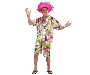 WIDMANN 2852H - Costume da Uomo Hawaiano, in Taglia XL