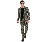 W WIDMANN MILANO Party Fashion - Abito da uomo Happy New Year, giacca e pantalone, Vigilia di Capodanno, Festa di Capodanno