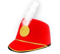 Widmann 34142 - Cappello Majorette, in feltro, con scintille, da ragazza, cappello, copricapo, accessorio per carnevale, festa a tema