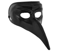 WIDMANN- Maschera Veneziana Becco Adulto Unisex, Nero, Taglia unica, 46873