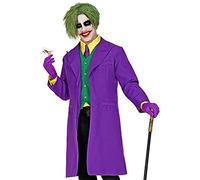 W WIDMANN MILANO Party Fashion - Costume Clown Malefico, cappotto con gilet, Joker, horror, malefico, festa a tema, carnevale, Halloween