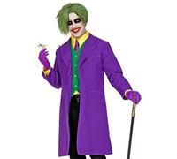 W WIDMANN MILANO Party Fashion - Costume Clown Malefico, cappotto con gilet, Joker, horror, malefico, festa a tema, carnevale, Halloween