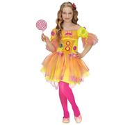 widmann 49406 Costume NEON FANTASY GIRL 128 cm / 5-7 Years