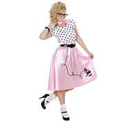 Widmann Costume Vestito Poodle Girl anni '50 Donna Carnevale Taglia M