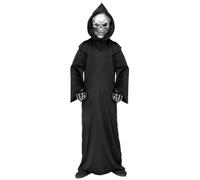 COSTUME VESTITO GRIM REAPER BAMBINO 8/10 ANNI CARNEVALE HALLOWEEN