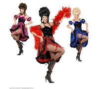 W WIDMANN MILANO Party Fashion, Costume Ballerina Can Can M, abito colorato, maniche e giarrettiera inclusi, comfort ottimale, taglio sartoriale, ideale per eventi a tema e feste in maschera