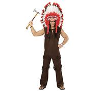 WIDMANN MILANO PARTY FASHION - Costume da indiano, selvaggio west, capo, costumi in maschera