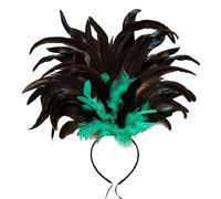 Widmann 66013 66013 - Cerchietto per capelli con piume, accessorio per feste a tema, carnevale, donna, multicolore