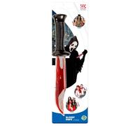 W WIDMANN MILANO Party Fashion Sanguinante Coltello Insanguinato con Sangue Liquido per Adulti, Rosso, Taglia Unica, 6695K