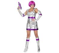 Widmann 69499 - Costume da ragazza spaziale, colore: Argento