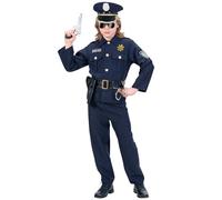 W WIDMANN MILANO Party Fashion - Costume da Poliziotto per Bambini, Poliziotto, Uniforme di Polizia, Costumi in Maschera