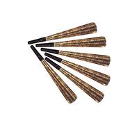 Widmann 7936S - Set da 6 Trombe Sonore Feliz Año Nuevo, Adulto Unisex, Capodanno, 25 Cm, Colore Oro