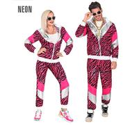 Widmann 80's Pink Tiger Shell Suit (Jacket, Pants) (S)