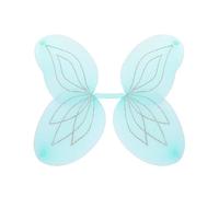 WIDMANN 86412 - Ali Glitter per Bambina, Fatina, Farfalla, Carnevale, Feste A Tema, 58x46 Cm, Colore Azzurro
