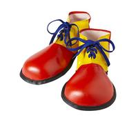 W WIDMANN MILANO Party Fashion- Paio di Scarpe da Clown per Adulti, Rosso/Giallo, Taglia unica, 9146P