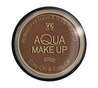 WIDMANN 9258C - Aqua Make-Up Bambino Unisex, Animali, Nonna Lupo, Halloween, Carnevale, Feste A Tema, 30 G, Colore Marrone
