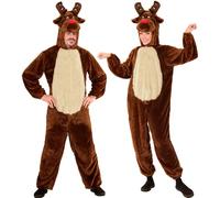 Widmann 97164 costume RENNA IN PELUCHE SOFT M/L - h 175 cm