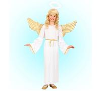 Widmann Angel (Dress, Belt, Halo) (116 cm / 4-5 Years) White