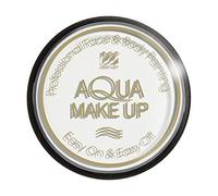 Widmann 9230A - Aqua Make-Up Bambino Unisex, Angeli, Animali, Astronauti, Fantasmi, Tifosi, Horror, Halloween, Carnevale, 15 G, Colore Bianco
