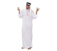 Widmann Arab Sheik (Tunic, Headdress) (XL) White