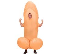Widmann Ballerina (Airblown Inflatable Costume) (One Size Fits Most Adult) Beige