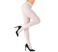WIDMANN 4791W - Collant Adulto Donna, Angelo, Ballerina, Sposa, Unicorno, Principessa, Favole, Hallowee, Carnevale, 40 den, Taglia Unica, Colore Bianco